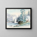 Chutes Beverley an der Mündung des Flusses Hoar Frost - Charles Hamilton Smith — gerahmtes Bild an der Wand