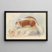 Moufette du Chili - Charles Hamilton Smith — gerahmtes Bild an der Wand