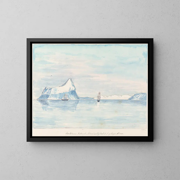 Île Cockburn, Inlet de l'Amirauté - Charles Hamilton Smith — gerahmtes Bild an der Wand