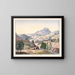 Espiel in der Sierra Morena - Charles Hamilton Smith — gerahmtes Bild an der Wand