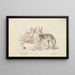 Fennec von Bruce und Fennec mit rotem Rücken - Charles Hamilton Smith — gerahmtes Bild an der Wand