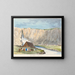 Fossvllum Islande - Charles Hamilton Smith — gerahmtes Bild an der Wand