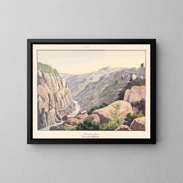 Miranda de Duero - Charles Hamilton Smith — gerahmtes Bild an der Wand
