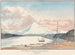 Mont Rainier vom südlichen Teil des Admiralty-Inlets - Charles Hamilton Smith — Ansicht des Kunstwerks