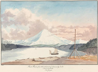 Mont Rainier vom südlichen Teil des Admiralty-Inlets - Charles Hamilton Smith — Ansicht des Kunstwerks
