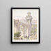Château romain et viaduc d'Évora - Charles Hamilton Smith — gerahmtes Bild an der Wand