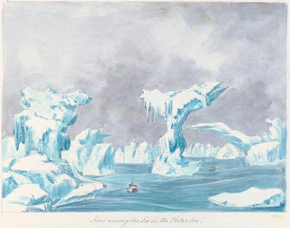 Szene unter den Eisschollen im Polarmeer - Charles Hamilton Smith — Ansicht des Kunstwerks