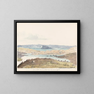 Lac de Sussex - Charles Hamilton Smith — gerahmtes Bild an der Wand