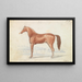 Le Cheval de course anglais - Charles Hamilton Smith — gerahmtes Bild an der Wand