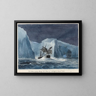 Charles Hamilton Smith - The Erebus Passing Through the Chain of Icebergs.webp