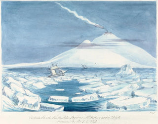 Regionen der Südpolargebiete der Erde Victoria, Mount Erebus - Charles Hamilton Smith — Ansicht des Kunstwerks