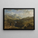 Eine Jagd auf den Heide - Charles Henry Schwanfelder — gerahmtes Bild an der Wand