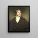 Portrait eines Mannes vielleicht J. W. Beynen - Charles Howard Hodges — gerahmtes Bild an der Wand