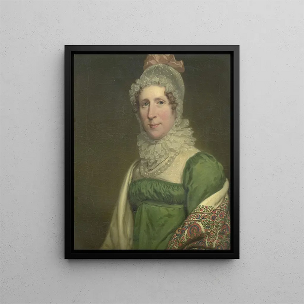 Suzanna Maria Crommelin 1780-1820 Ehefrau von Egbert Johannes Koch - Charles Howard Hodges — gerahmtes Bild an der Wand