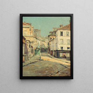 Charles Jean Coussedire - La Rue Norvins Montmartre.webp