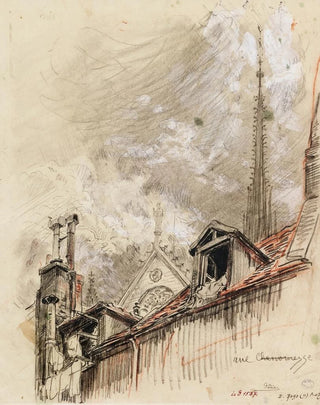 Charles Jouas - Effets de toits rue Chanoinesse.webp