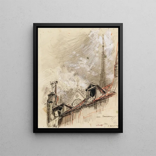 Charles Jouas - Effets de toits rue Chanoinesse.webp