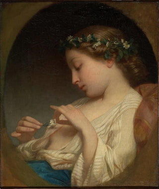 Charles Landelle - Girl Guesses On Camomile.webp
