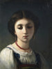 Portrait einer jungen italienischen Frau - Charles Landelle — Ansicht des Kunstwerks