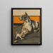 Dogge und Welpen - Charles Livingston Bull — gerahmtes Bild an der Wand