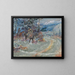 Ein unerwarteter Halt - Charles Marion Russell — gerahmtes Bild an der Wand