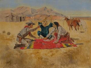 Pas une chance pour un Chinois - Charles Marion Russell — Ansicht des Kunstwerks