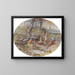 Das Bad - Charles Marion Russell — gerahmtes Bild an der Wand