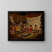 Der Kindergarten - Charles Marion Russell — gerahmtes Bild an der Wand