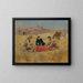 Le Jeu de Poker - Charles Marion Russell — gerahmtes Bild an der Wand