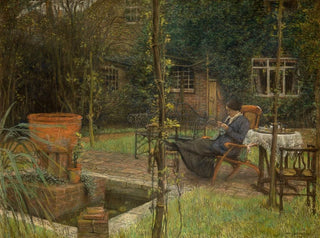 Garten in Calverley - Charles Mertens — Ansicht des Kunstwerks