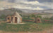 Skizze einer Landschaft mit primitiven Hütten in der Provence - Charles Nègre — Ansicht des Kunstwerks