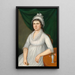 Hannah Lemmon Corcoran Madame Thomas Corcoran - Charles Peale Polk — gerahmtes Bild an der Wand