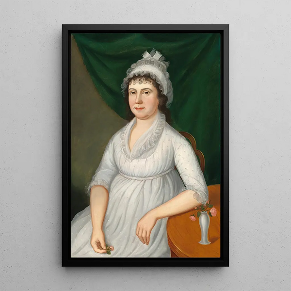 Hannah Lemmon Corcoran Madame Thomas Corcoran - Charles Peale Polk — gerahmtes Bild an der Wand