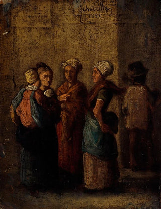 Charles Raymond Chabrillac - Groupe de femmes dans la rue.webp