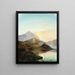 Sonnenuntergang am schottischen Loch - Charles Robert Leslie — gerahmtes Bild an der Wand