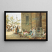 Marktszene in Kairo - Charles Robertson — gerahmtes Bild an der Wand