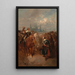 Frédéric-Henri betritt Maastricht Anno 1632 - Charles Rochussen — gerahmtes Bild an der Wand