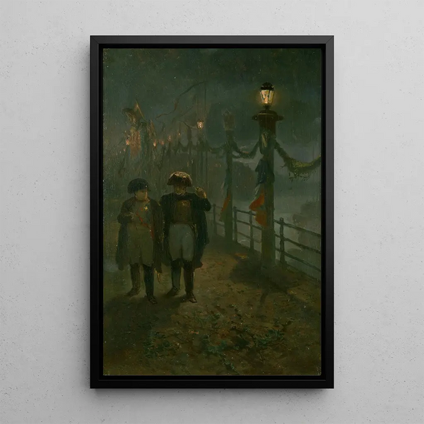 Napoléon in Amsterdam Anno 1811 - Charles Rochussen — gerahmtes Bild an der Wand