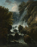 Einsiedler betend am Wasserfall - Charles Santoire de Varenne — Ansicht des Kunstwerks