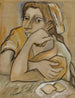 Frau und Zitronen - Charles Sebree — Ansicht des Kunstwerks