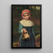 Le pichet cassé - Charles Sillem Lidderdale — gerahmtes Bild an der Wand