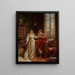 Die Heiratsantrag - Charles Soulacroix — gerahmtes Bild an der Wand