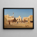 Eine Platz in Beirut - Charles Théodore Frère — gerahmtes Bild an der Wand