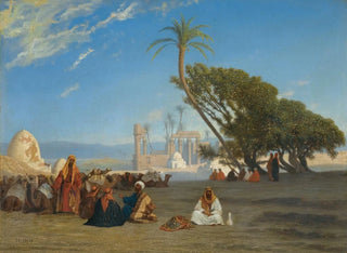 Halte dans le désert - Charles Théodore Frère — Ansicht des Kunstwerks