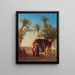 Dorf in der algerischen Wüste - Charles Théodore Frère — gerahmtes Bild an der Wand