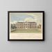 Haus von Shrewsbury, Isleworth, Middlesex - Charles Tomkins — gerahmtes Bild an der Wand