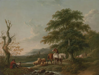 Landschaft mit einem Hirten - Charles Towne — Ansicht des Kunstwerks