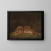 Tigres - Charles Towne — gerahmtes Bild an der Wand