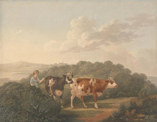 Frau mit Vieh - Charles Towne — Ansicht des Kunstwerks
