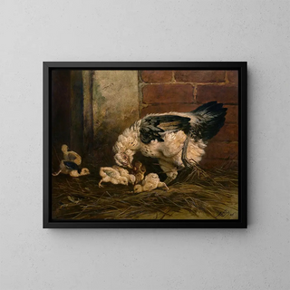 Charles Verlat - Hen with Chicken.webp